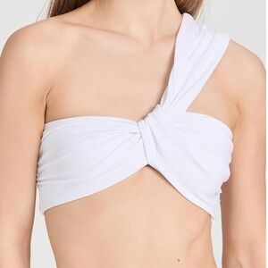 A.L.C. Athena Bikini Top in White